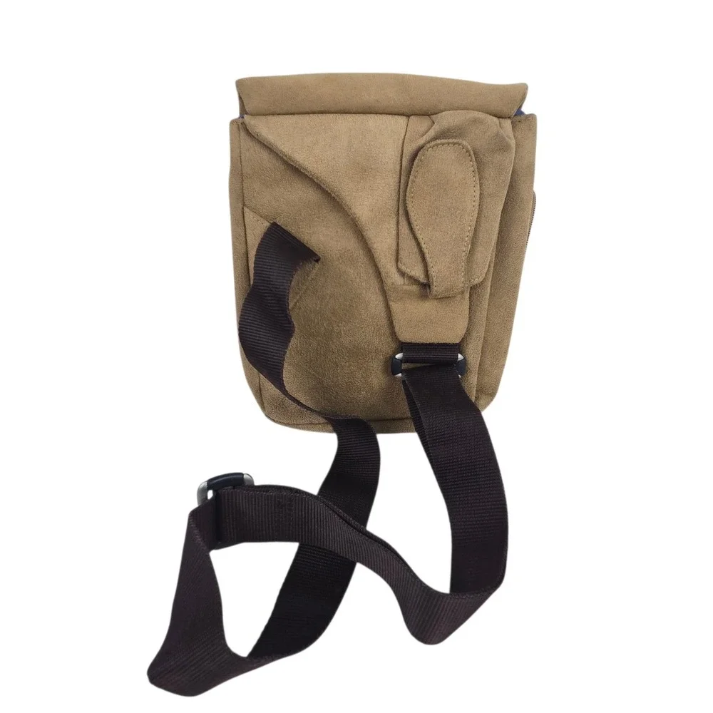 Travelon Micro Suede Organizer Sling Crossbody Bag  w Matching‎ Passport Wallet